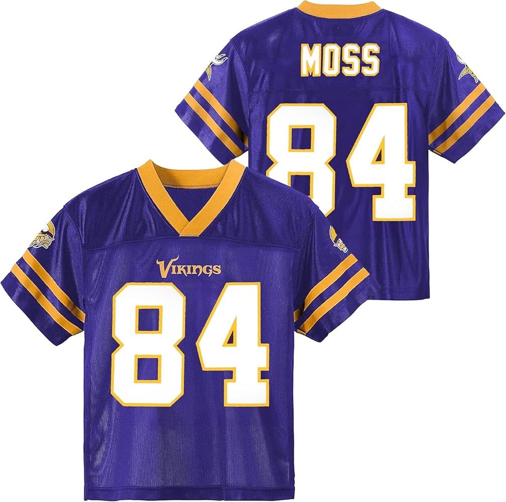 Amazon.com: Randy Moss Minnesota Vikings #84 Purple Infants