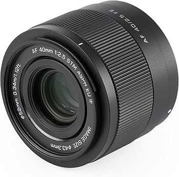 Amazon.co.jp: VILTROX AF 40mm F2.5 FE Eマウント レンズ, Sony用 FE