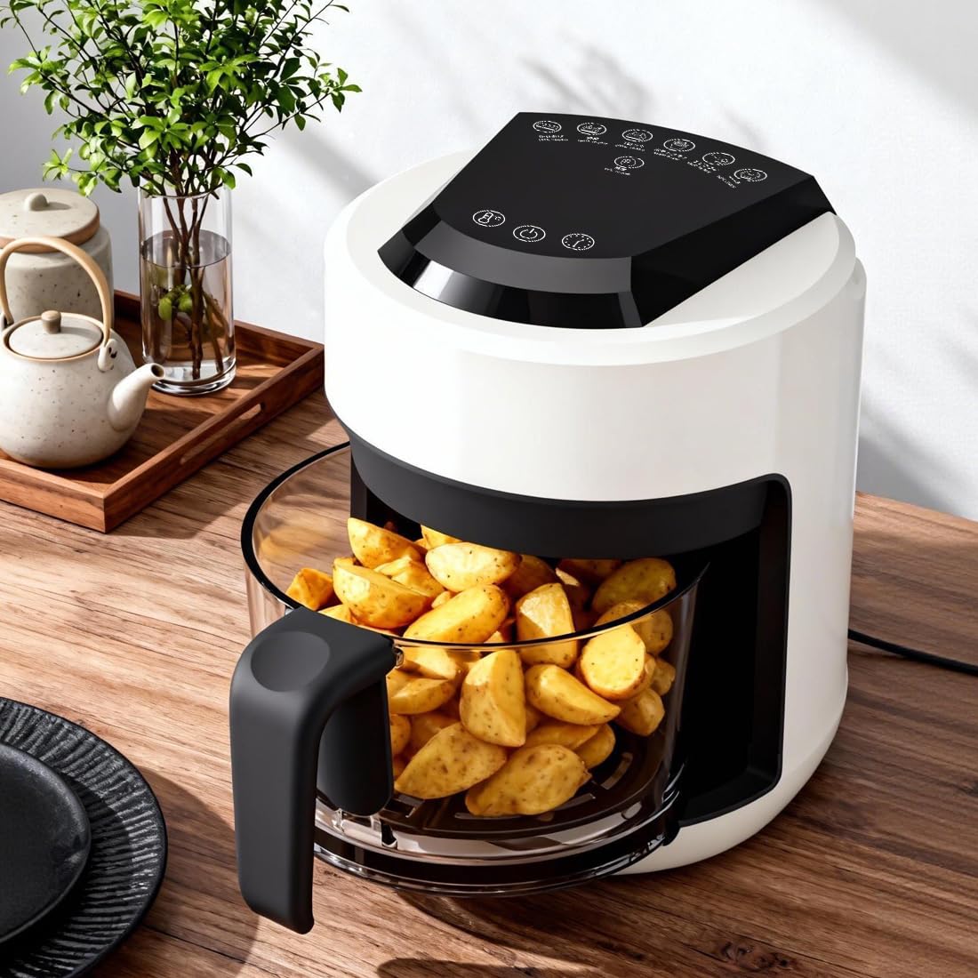 Amazon.co.jp: C-J-W ノンフライヤー エアフライヤー 一人用 油なし