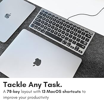 Amazon.co.jp: Macally mac キーボード 有線 コンパクト サイズ US配列