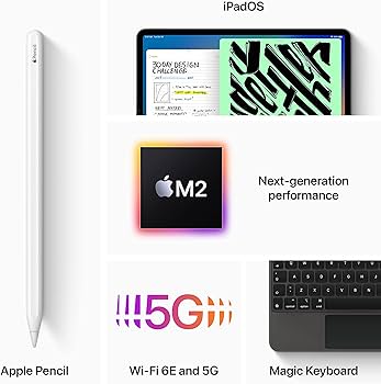 Apple 2022 11-inch iPad Pro (Wi-Fi + Cellular, 256GB) - Space Gray