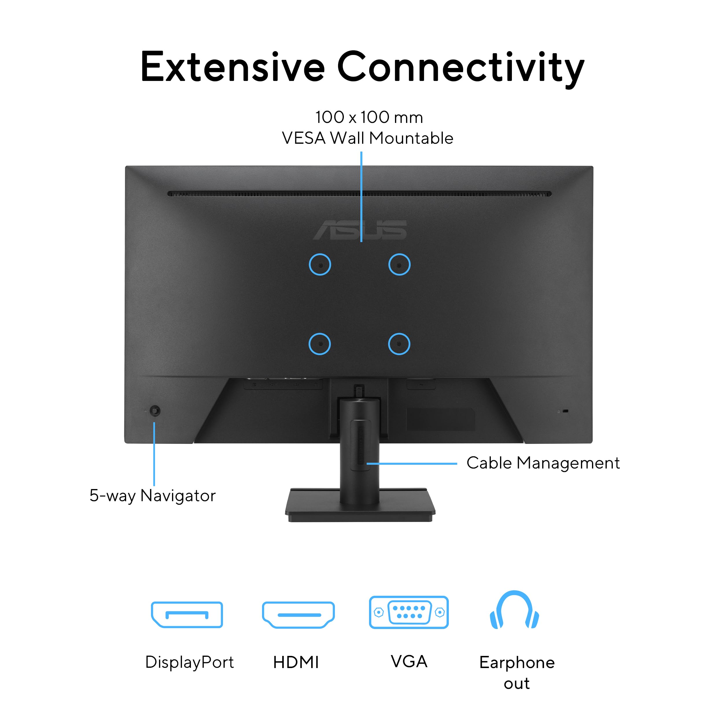 Amazon.com: ASUS 24” 1080P Eye Care Monitor (VA249QG) - IPS, Full