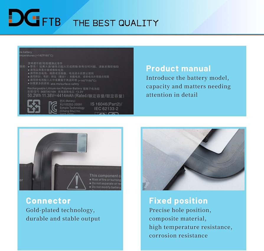 Amazon.com: DGFTB 96BTA016H 96BTA015H DYNC01 New Battery