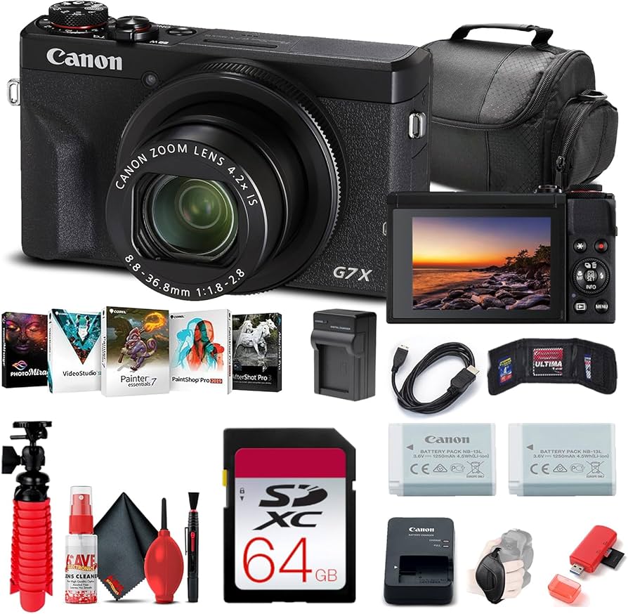 Amazon.com : Canon PowerShot G7 X Mark III Digital Camera (Black