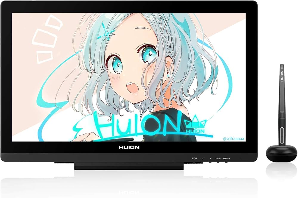 Amazon | HUION 液タブ Kamvas 20 液晶ペンタブレット 19.5インチ 充電