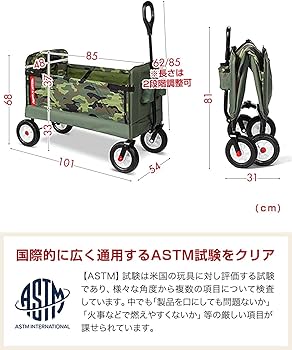 Amazon | Radio Flyer ラジオフライヤー 3-in-1 オフロードカモワゴン
