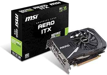 Amazon | MSI GeForce GTX 1060 AERO ITX 6G OC グラフィックスボード