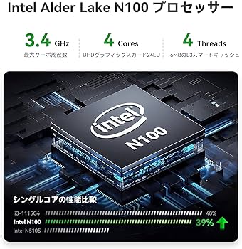 Amazon.co.jp: TRIGKEY ミニPC デュアル2.5G LAN インテル第12世代