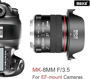 Amazon.com : Meike 8mm f3.5 Ultra Wide Angle Manual Focus APS-C