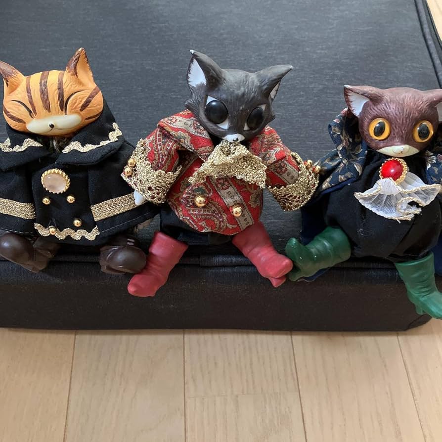 Amazon | レア Awkward Knight 猫オルゴール ヴィンテージ品