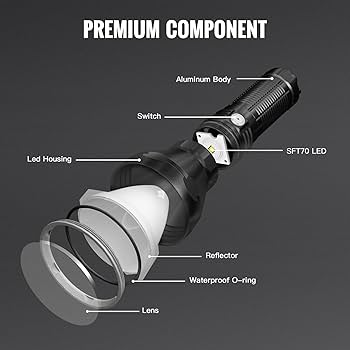 Amazon.co.jp: ThruNite Catapult Pro 充電式懐中電灯、SFT70 LED 1005