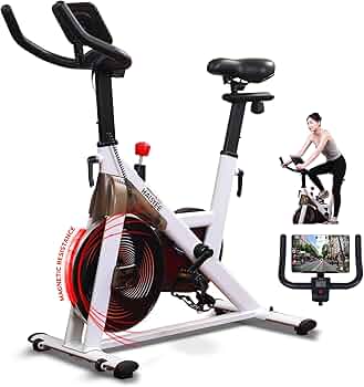 Amazon.co.jp: 【プロ仕様の安定性】スピンバイク フィットネスバイク