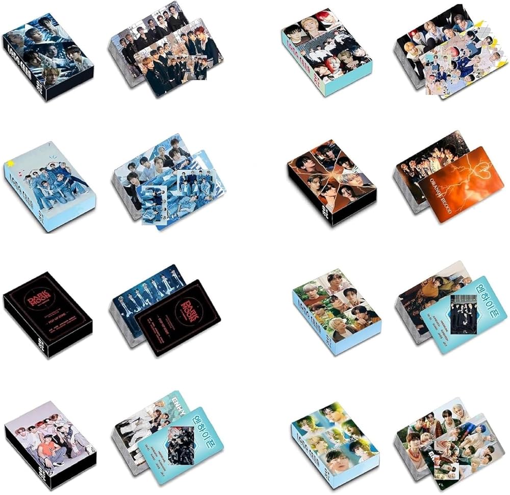 Amazon | MeiYiYou Kpop ENHYPENフォトカード、8パック/240枚 ENHYPEN