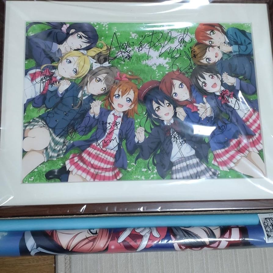 ラブライブ μ's 直筆サイン入り複製原画