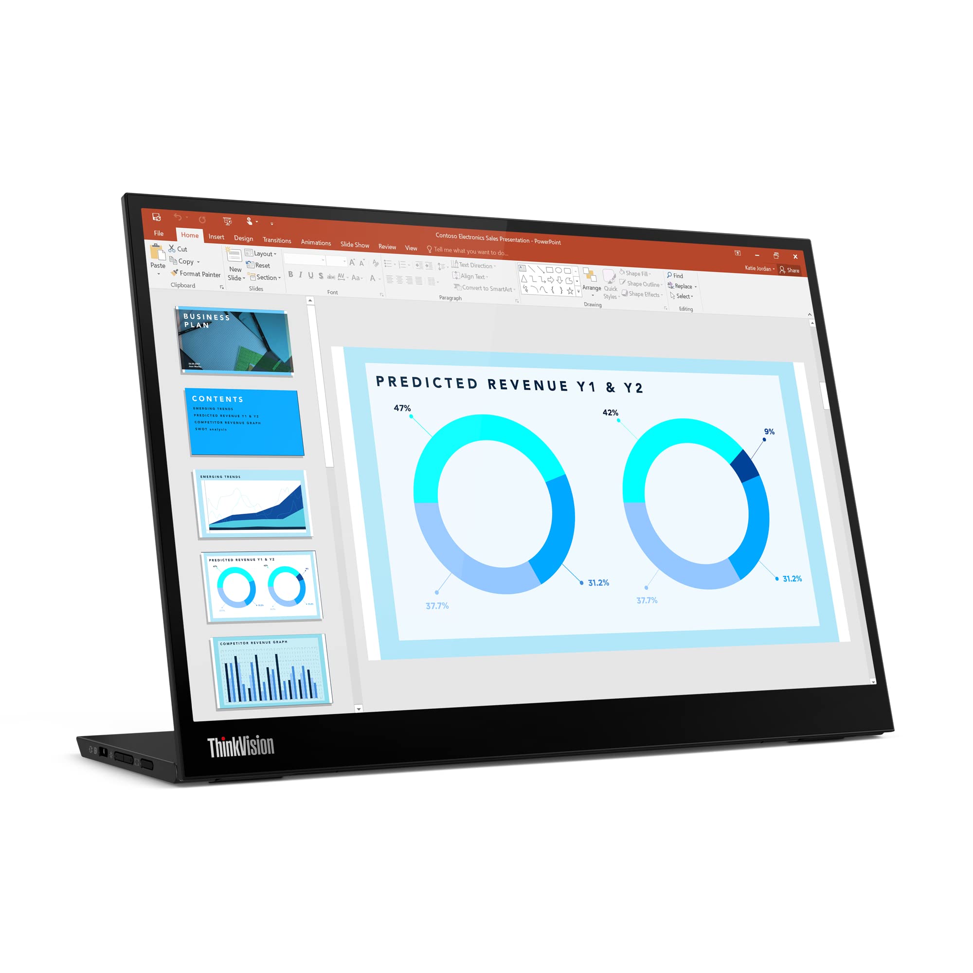Amazon.com: Lenovo THINKVISION M14 14IN Full HD 1920X1080 IPS