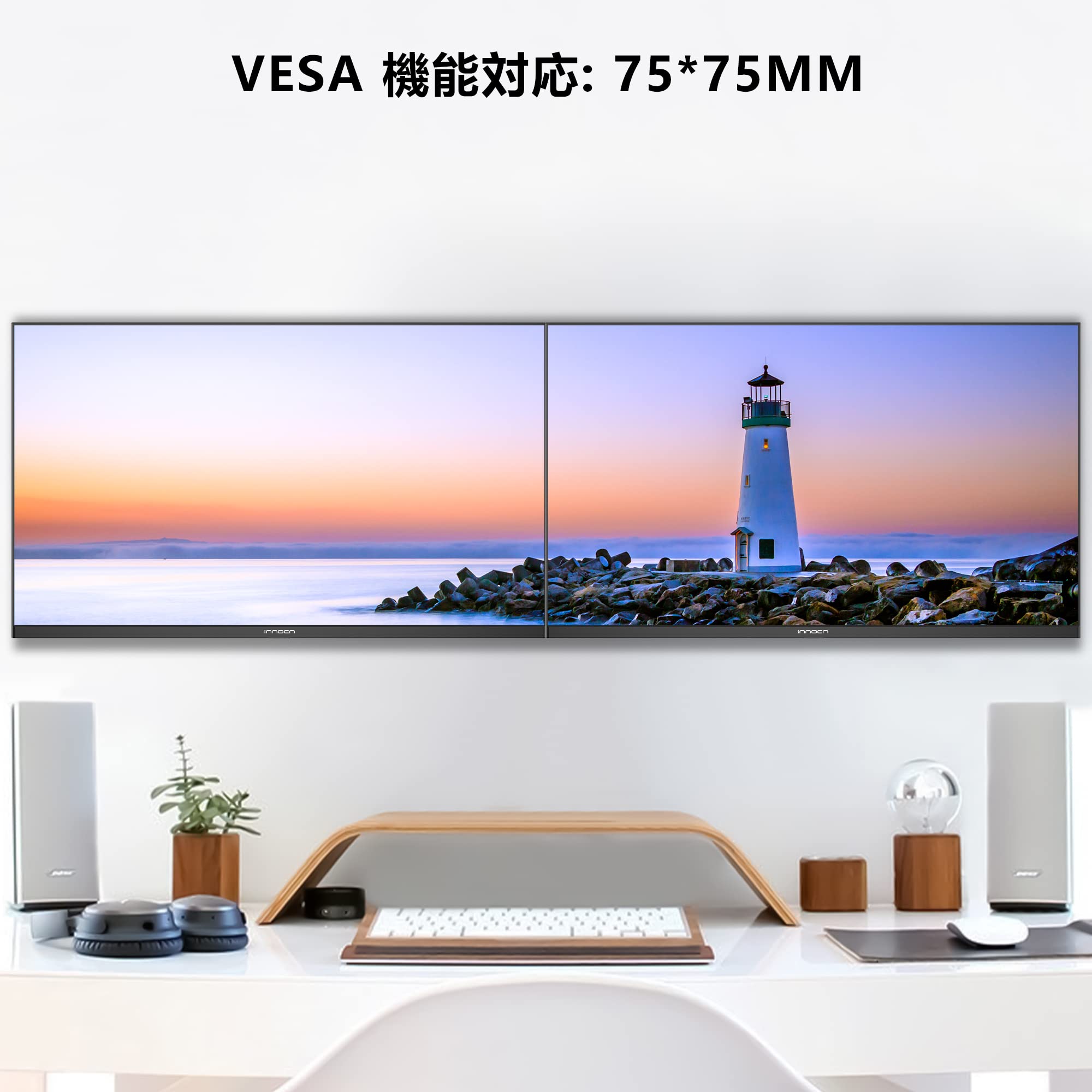 Amazon.co.jp: モニター INNOCN 24D1Q 2K 24インチ ディスプレイ WQHD