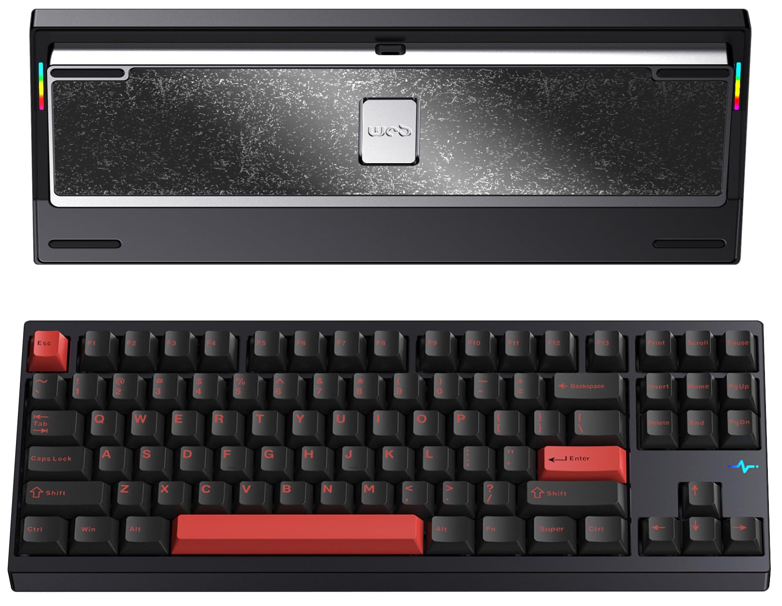 Amazon.com: KEEBMONKEY WOBKEY Crush 80 Reboot CNC Aluminum 5