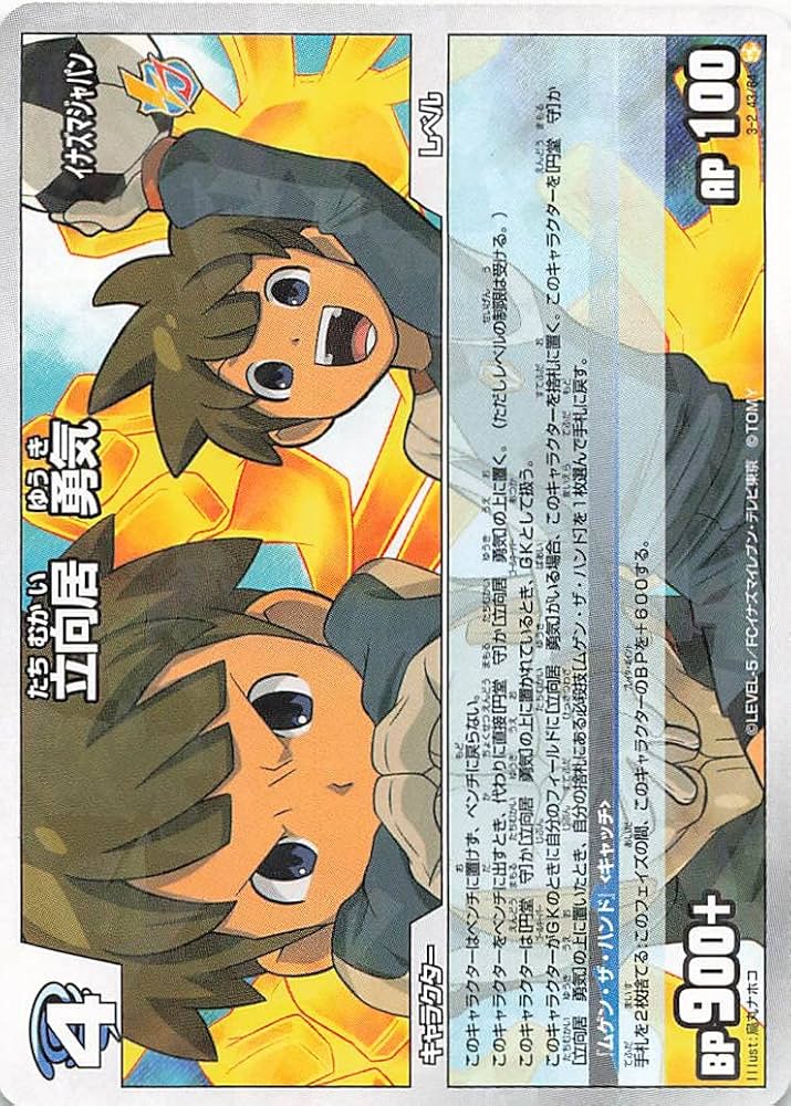 Amazon.co.jp: イナズマイレブン TCG 立向居 勇気（イナズマジャパン