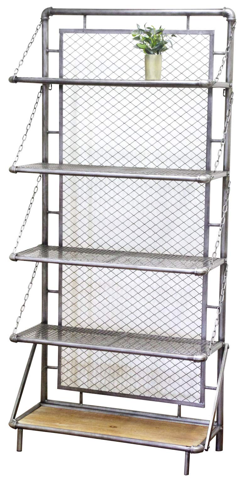 Amazon｜男前インダストリアル家具・5段オープンシェルフ [MU-644