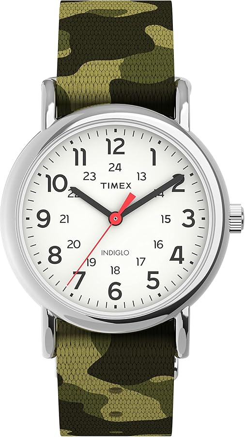 Amazon.co.jp: Timex レディース ウィークエンダー 31mm 腕時計, 迷彩