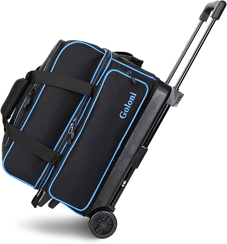Amazon.co.jp: Goloni ダブルローラー 2 ボウリングボールバッグ