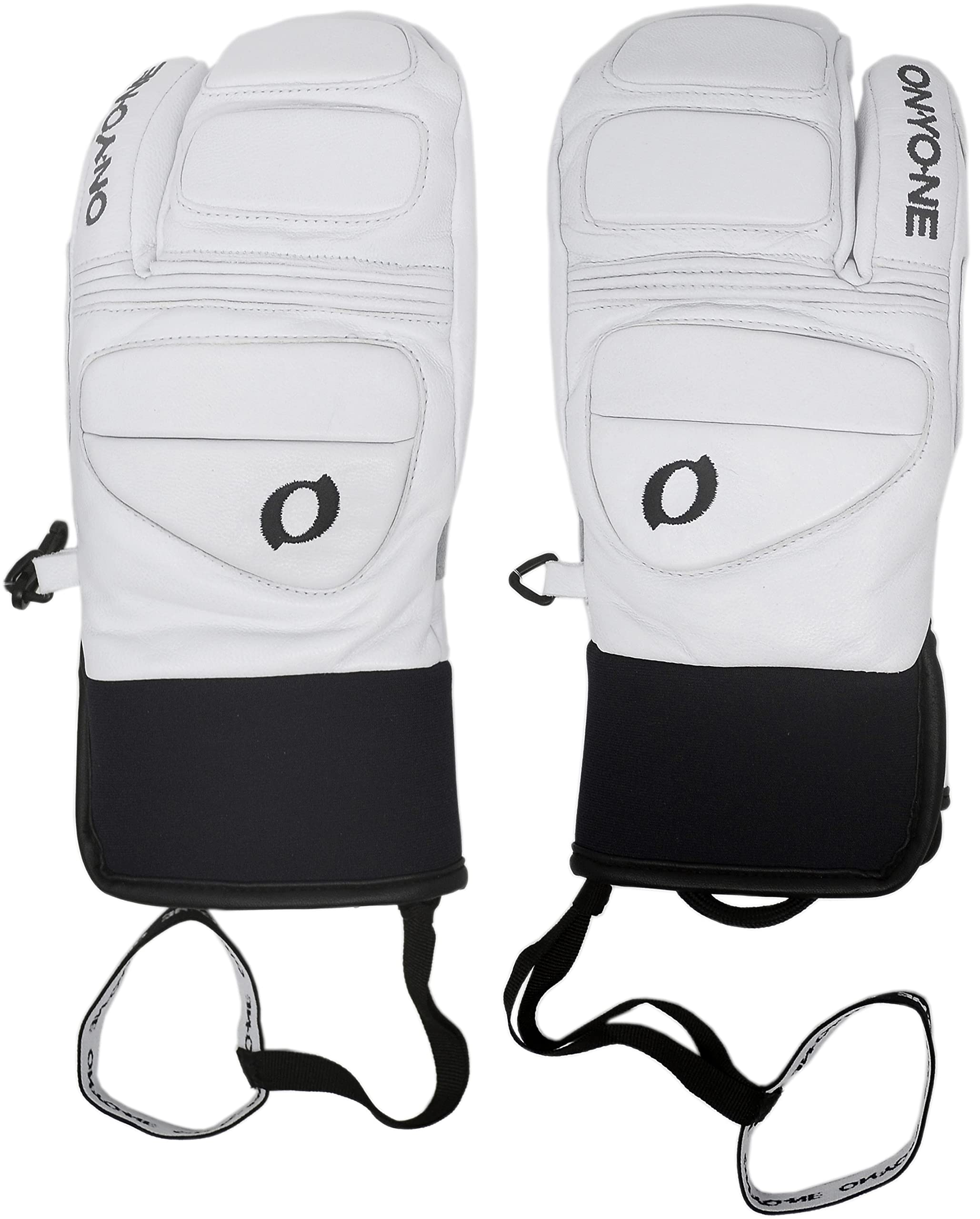 Amazon | オンヨネ スキーグローブ 3本指 3フィンガー レザー 山羊革