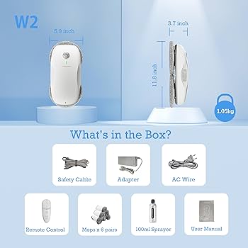 Amazon | TOSIMA W2 窓掃除ロボット インテリジェントパスプランニング