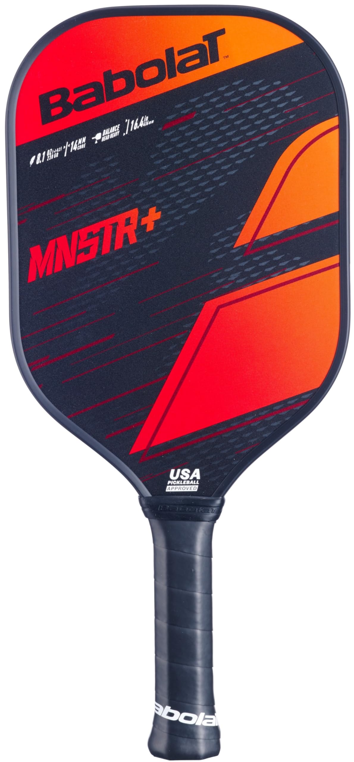 Amazon.co.jp: Babolat MNSTR+ ピックルボールパドル (ブラック/レッド