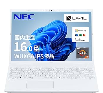Amazon.co.jp: NEC LAVIE 国内生産 ノートパソコン 25夏 N16 16.0 型
