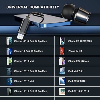 Amazon.co.jp: iPhone 13 14 12 Pro Max MFi認証Lightningイヤホン