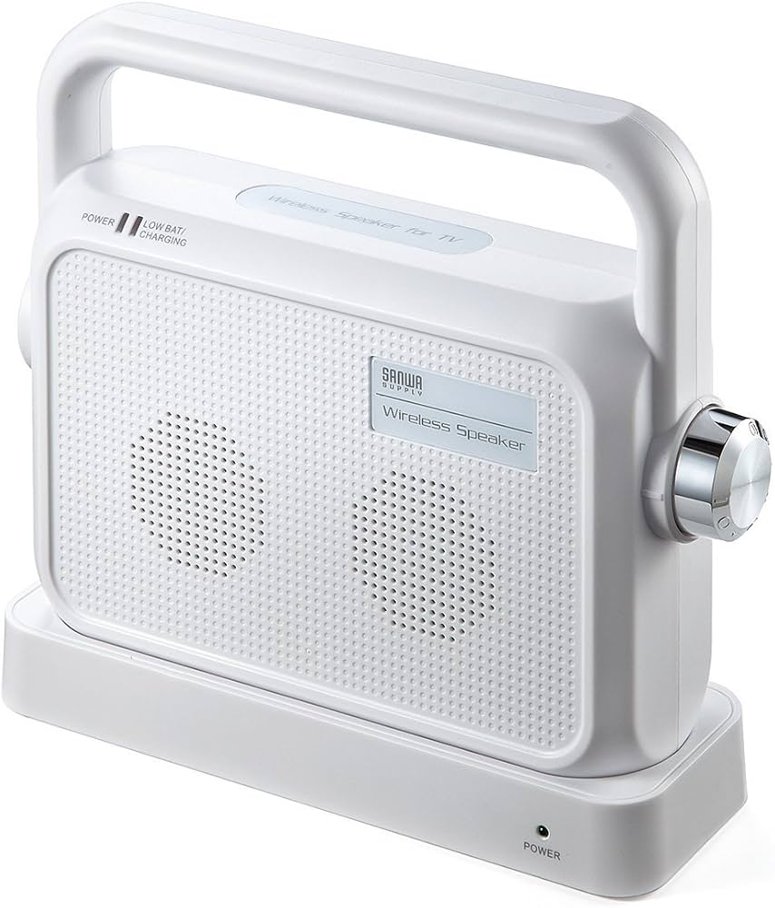 Amazon.co.jp: サンワダイレクト 手元スピーカー テレビ用 ワイヤレス