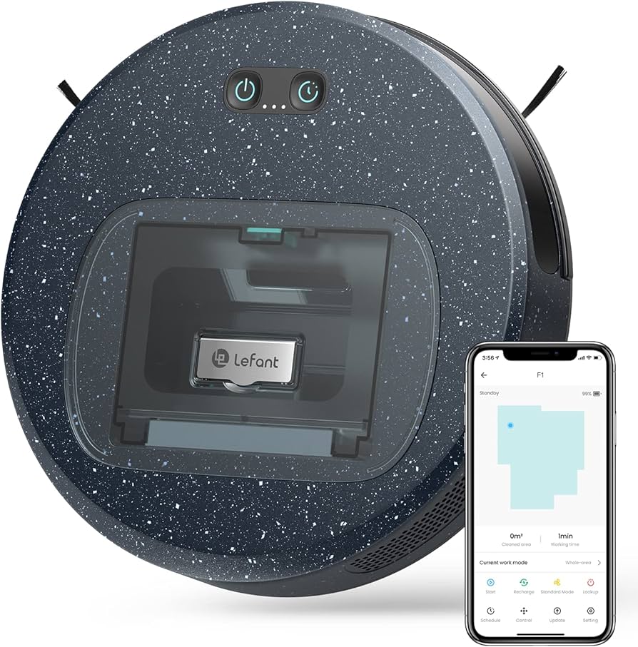 Amazon | 【6.9cm 超薄型】Lefant ロボット掃除機 4000Pa強力吸引「 お