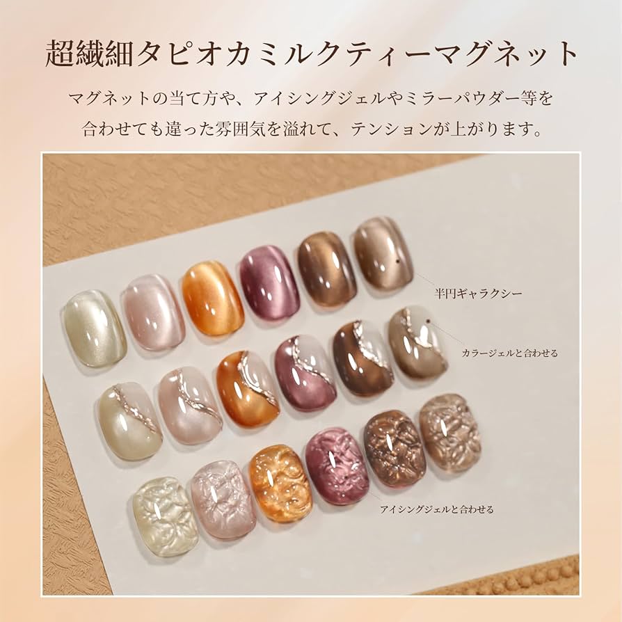 Amazon | Coikaze マグネットネイル 超微粒子 ジェルネイル マグネット