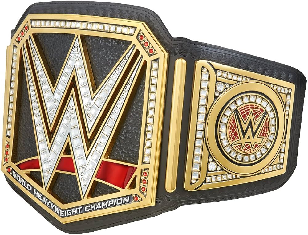 Amazon | 公式WWE認定 ユニセックスWWE世界ヘビー級チャンピオンシップ