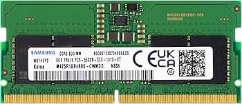 Amazon.co.jp: Samsung 8GB DDR5 5600MHz PC5-44800 CL46 SODIMM 1Rx16