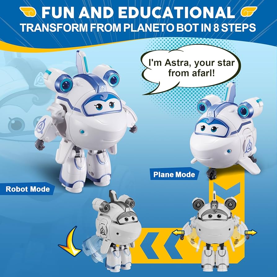 Amazon.co.jp: Super Wings 5インチ 変身 スーパーチャージ アストラ