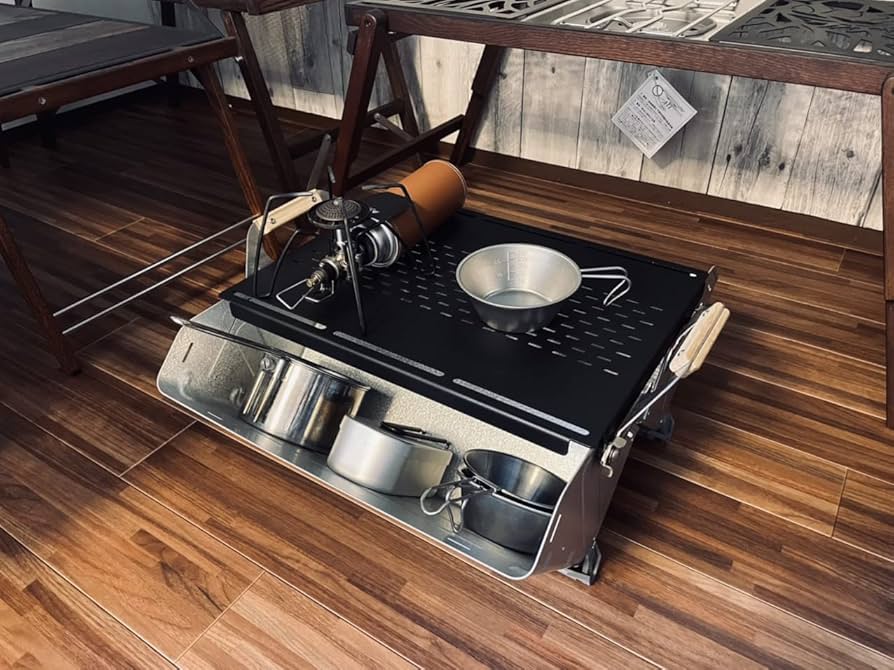 Amazon.co.jp: KIMI CAMP シェルフコンテナ天板 スノーピーク snow