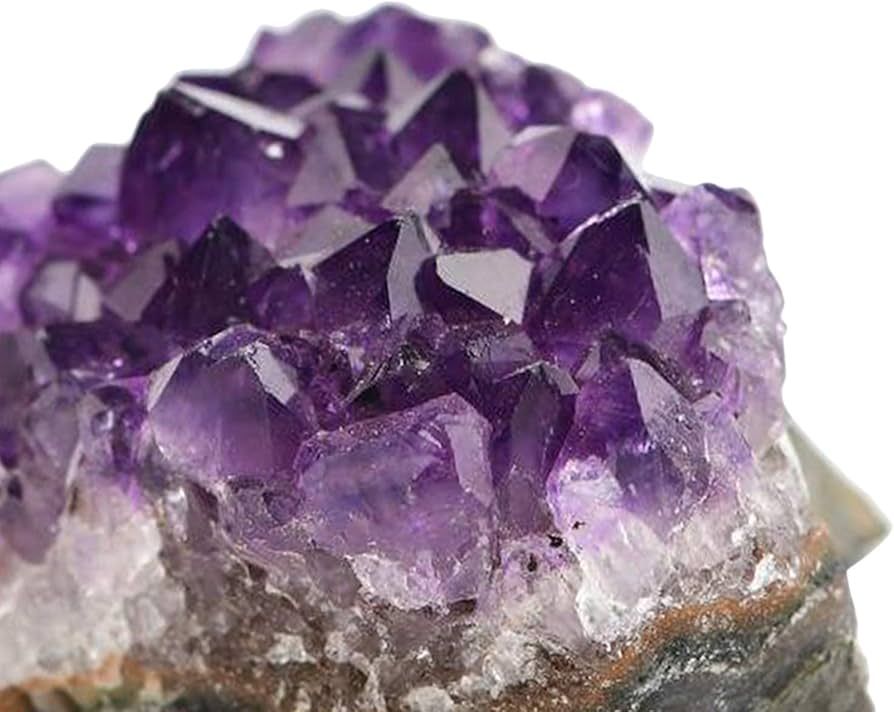 Amazon.co.jp: Generic アメジストクォーツ 天然 原石 水晶クラスター