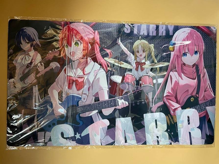 Amazon.co.jp: ぼっちざろっくプレイマット 白詰草 結束バンド : おもちゃ