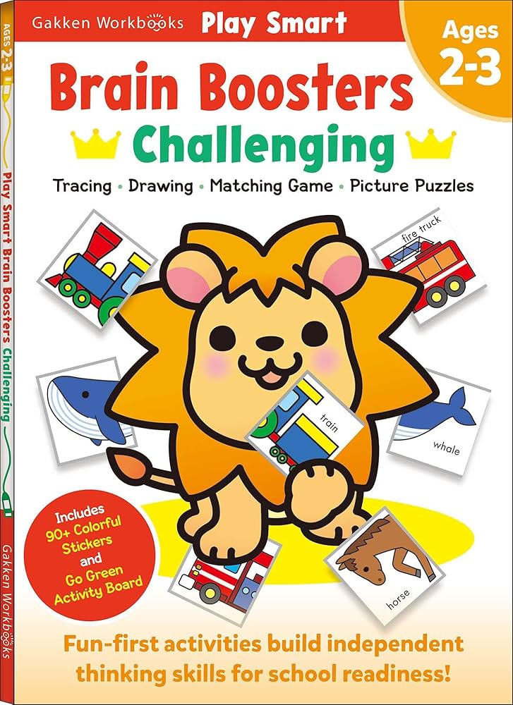 Play Smart Brain Boosters: Challenging - Age 2-3: Pre-K Activity