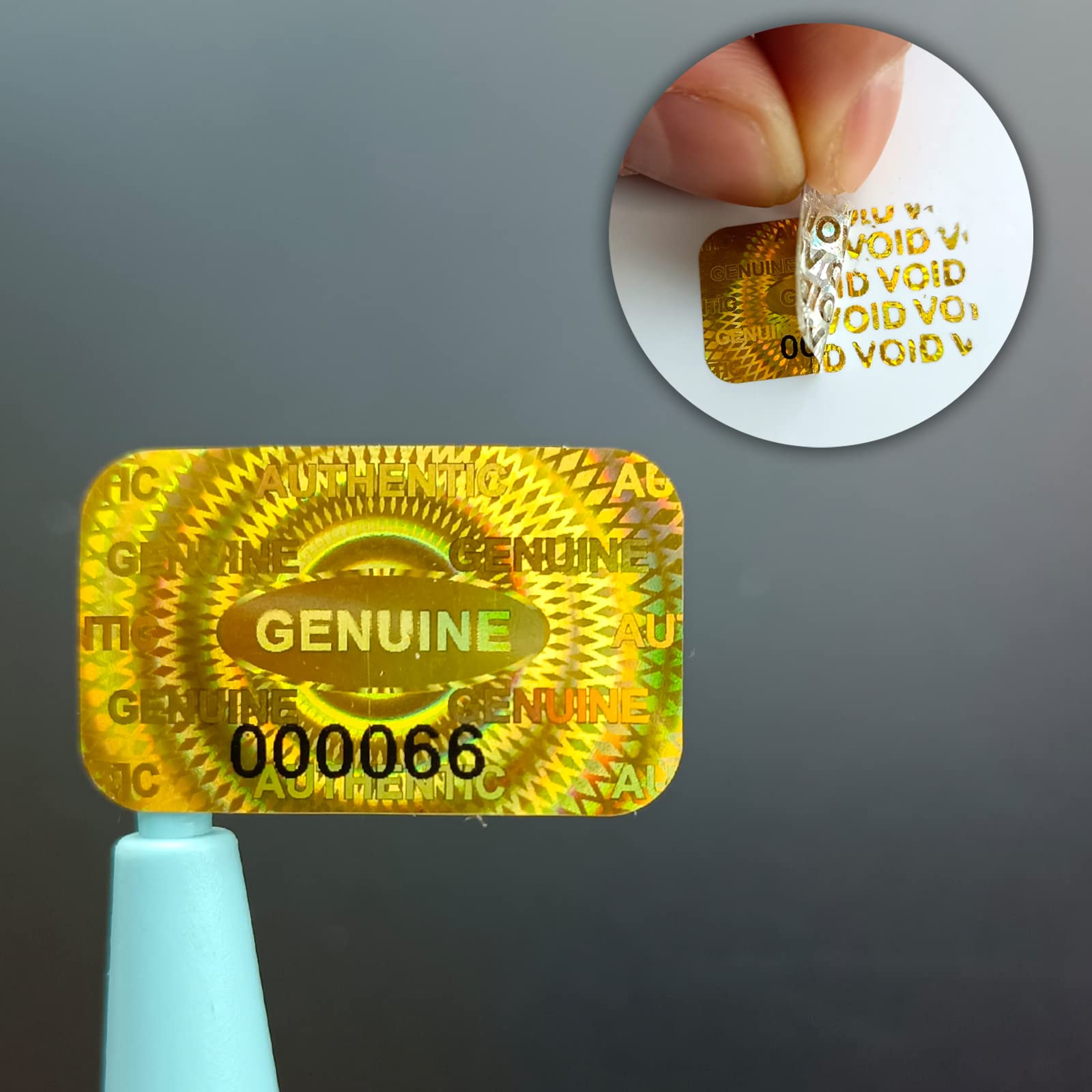 Amazon | 偽造防止ラベル ホログラムラベル 荷札シール 開封確認 跡が