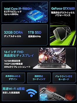 Amazon.co.jp: TOPGRO S1 ゲーミング ノートパソコン グラボ搭載 高