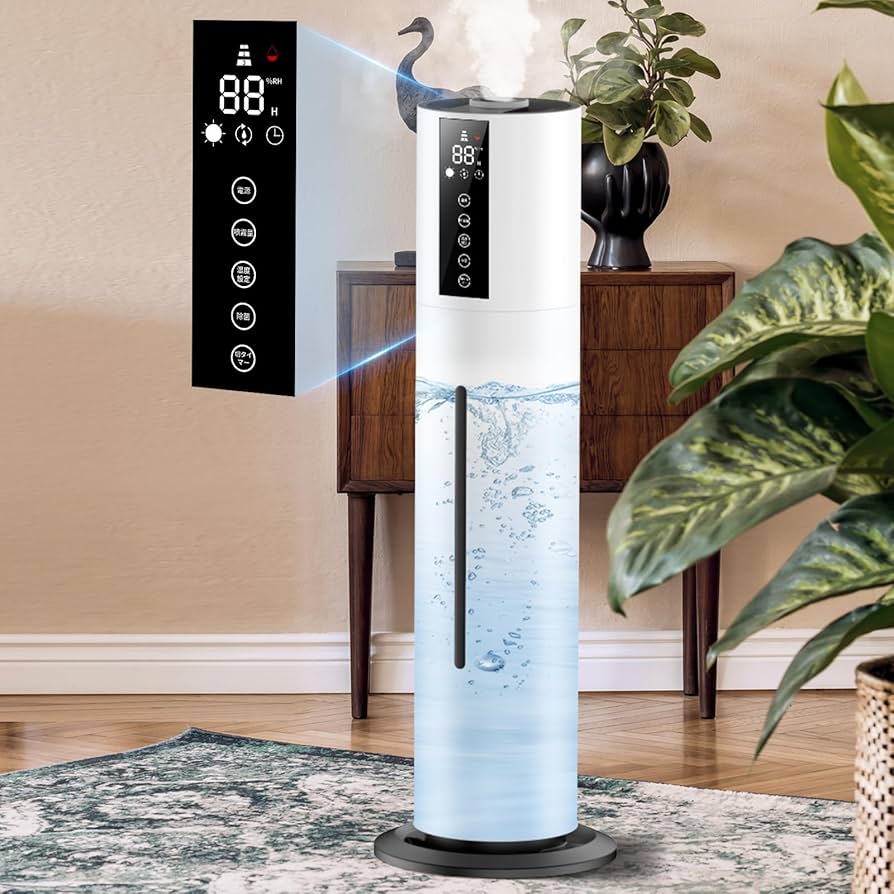 Amazon.co.jp: 【Amazon.co.jp限定】加湿器 8L 大容量 超音波式 タワー