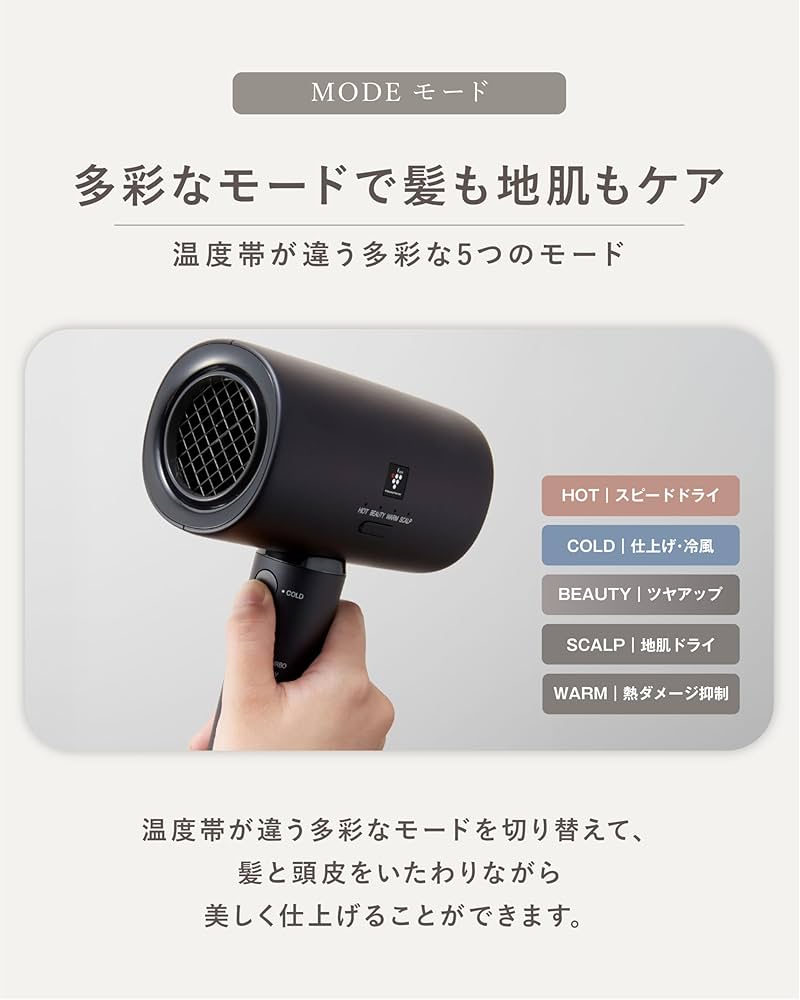 Amazon | シャープ ドライヤー プラズマクラスター ビューティー IB