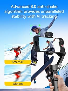 Amazon.co.jp: AOCHUAN iPhone ジンバル、AI トラッキング センサー