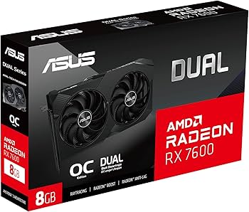 Amazon.com: ASUS Dual Radeon™ RX 7600 V2 OC Edition 8GB GDDR6