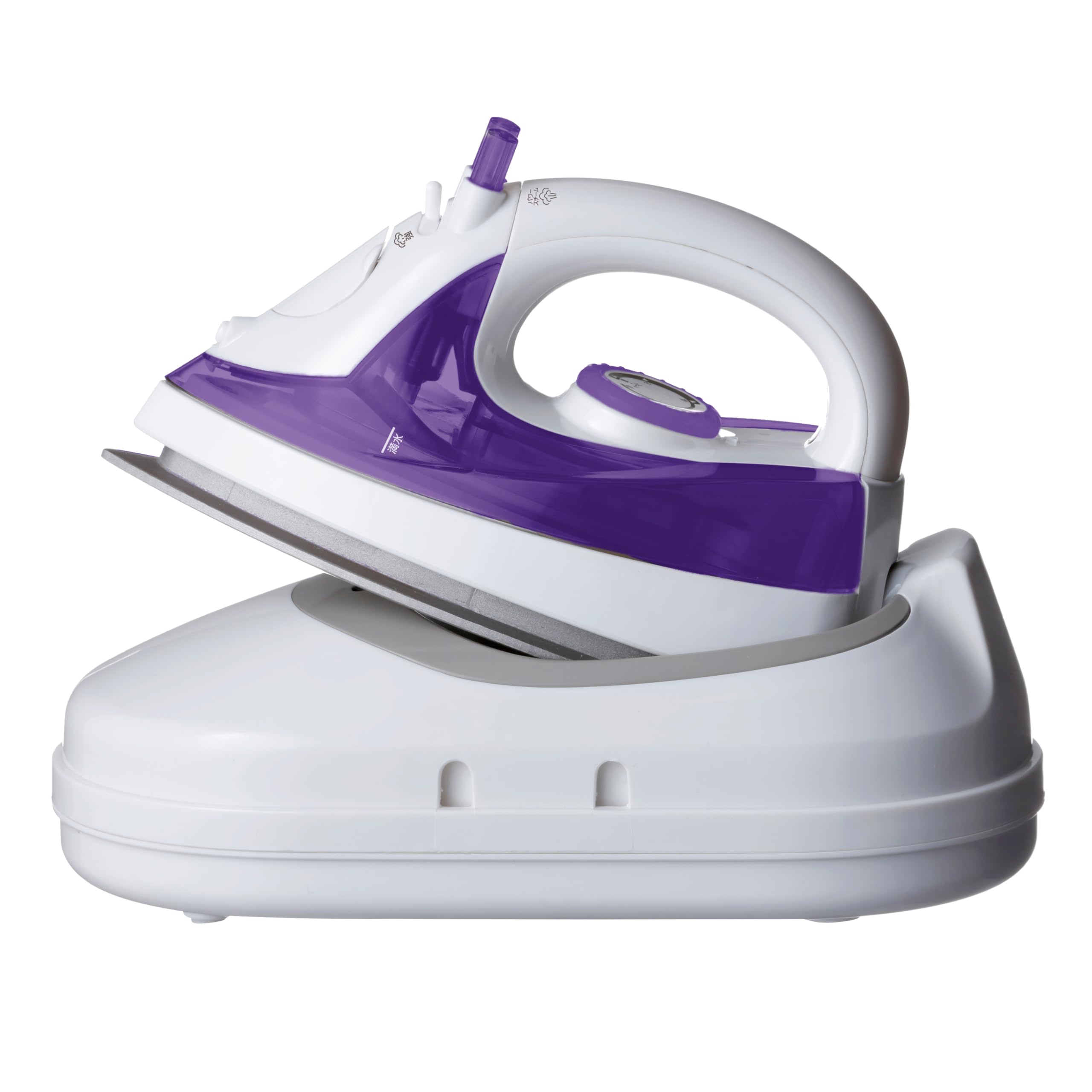 Amazon | [山善] スチームアイロン コードレス 霧吹き機能 スチーム