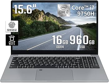 Amazon.co.jp: 【Core i7第9世代】15.6インチ大画面pc/Core i7-9750H高