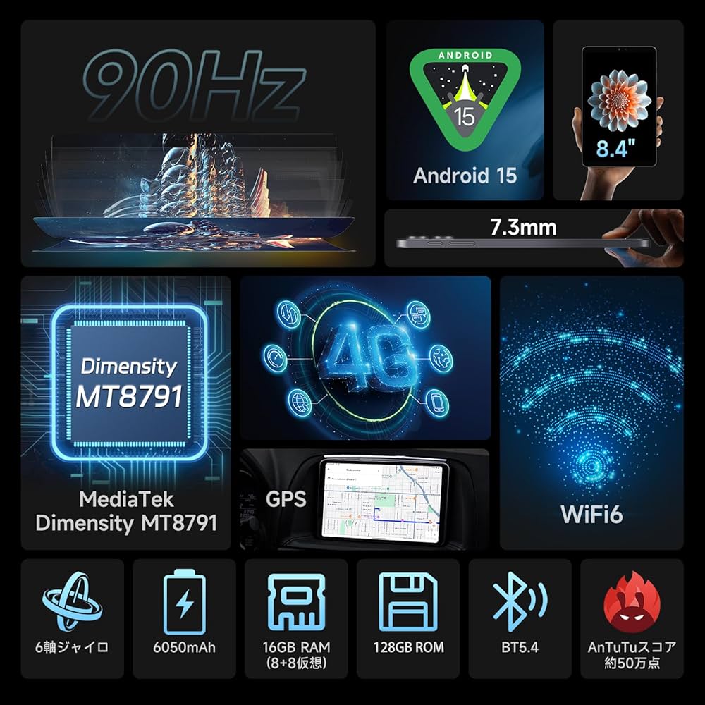 Amazon.co.jp: ALLDOCUBE iPlay 70 mini Pro タブレット8.4インチ