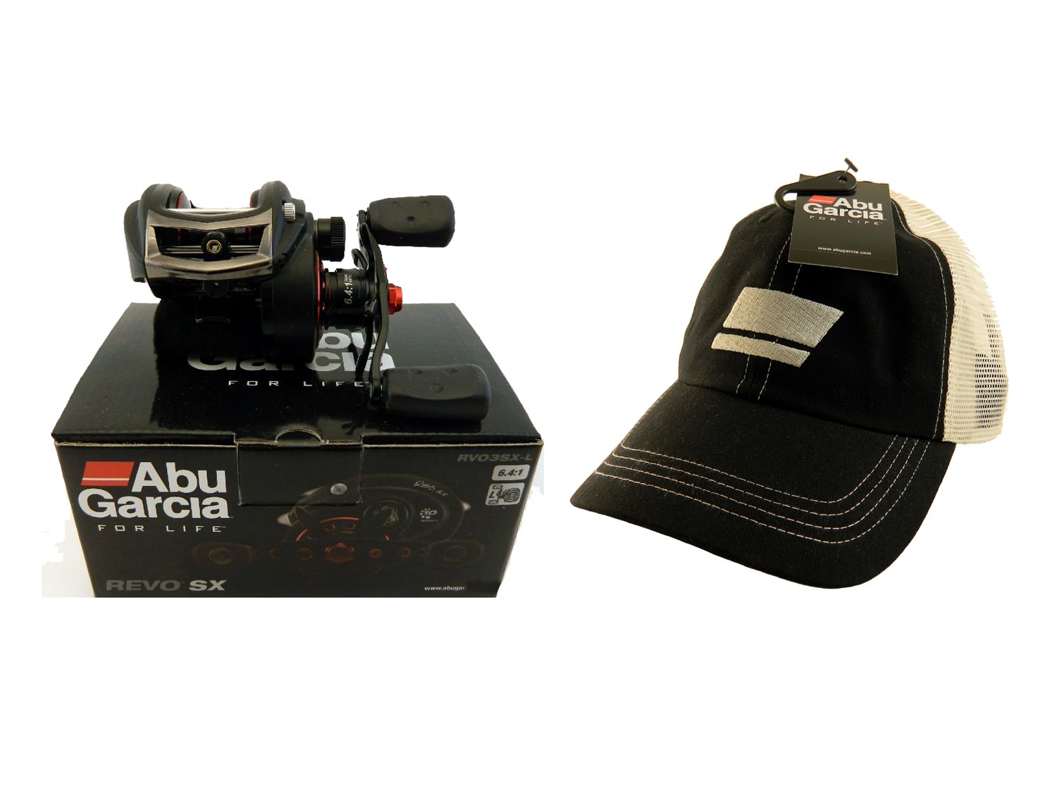 Amazon | バンドル – Abu Garcia Revo rv03sx-l 6.4 : 1左手Baitcast